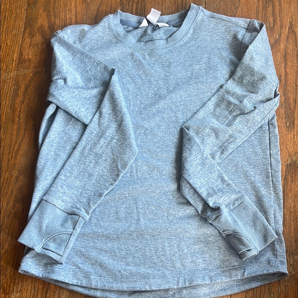Athleta Kids Blue Long Sleeve Tee